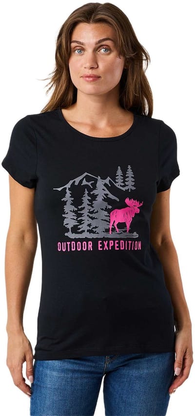 Swedemount Forest Tee – Dames T-shirt met korte mouw – Maat 40