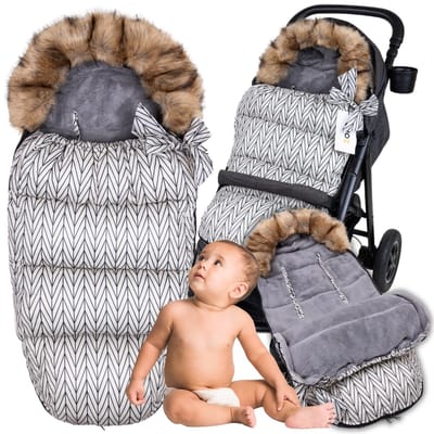 Warme Baby Slaapzak Winterkinderwagen & Autostoeltje - Waterdicht en waterdicht