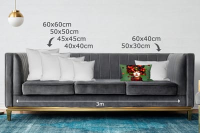 Sierkussens - Kussentjes Woonkamer - 50x30 cm - Vrouw - Aardbeien - Frambozen - Bramen - Bessen