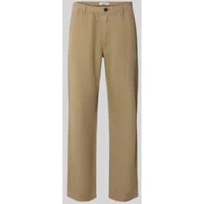 relaxed fit chino van mix van katoen en linnen model 'FILIP RELAXED'