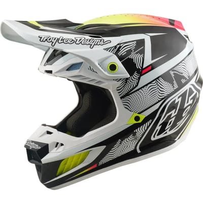 Troy Lee Designs SE5 Carbon MIPS Lined Up Motocrosshelm -