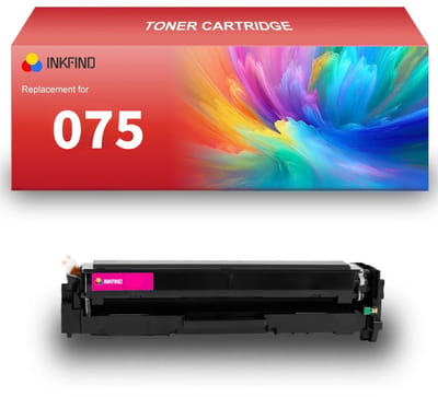 INKFIND 075 Magenta tonercartridge compatibel met Canon 075 Magenta geschikt voor Canon i-Sensys MF664Cdw. MF667Cdw LBP646Cdw.LBP647Cdw/Color imageCLASS MF665Cdw / MF663Cdw / MF662Cdw,Color imageCLASS LBP647Cdw/S LBP646Cdw - 1-pack Magenta
