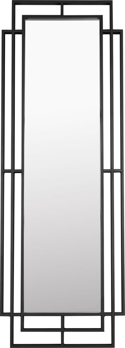 Dutchbone Ramsey Spiegel staand/ Passpiegel - Zwart