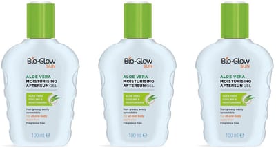BioGlow 3 x Aloe Vera aftersun gel 100ml