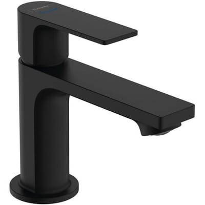 hansgrohe Rebris E - Fonteinkraan - Toiletkraan - Ééngreeps bediening - Zonder waste - 80mm maat - Voor koud water - Mat Zwart