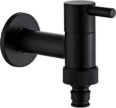 Kranen - Buitenkranen - 1/2" Of 3/4" Uitloopkranen - Vorstbestendig Messing Met Enkele Aansluiting En Slangtule - Geschikt Voor Tuin - Wasmachine En Vaatwasser. Corrosiewerend - Roestwerend - 11 X 9 -5 Cm