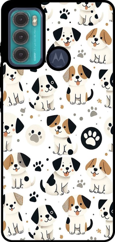 Smartphonica Telefoonhoesje Geschikt voor Motorola Moto G60 met honden opdruk - TPU backcover case dog design geschikt voor Motorola Moto G60