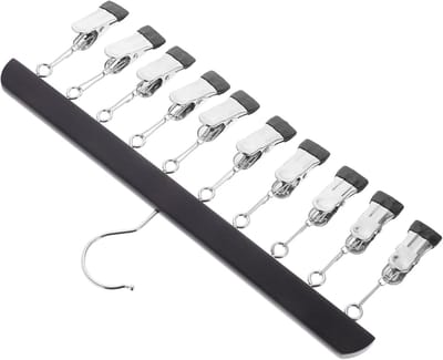 Famanu - Sokkendrogerrek met 10 clips, ideaal voor ondergoed en accessoires – Wit