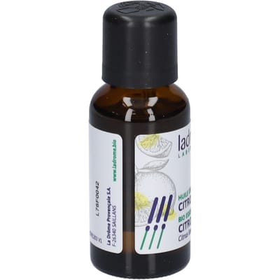 Ladrôme Citroen (Citrus Limon) Etherische Olie Biologisch 30 ml