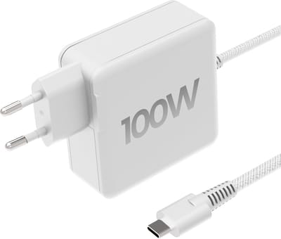 Phreeze 100W GaN USB-C Snellader - 1.8 Meter - Voedingsadapter geschikt voor MacBook Air, Pro, Dell XPS, Surface, iPhone, Samsung, iPad, Chromebook