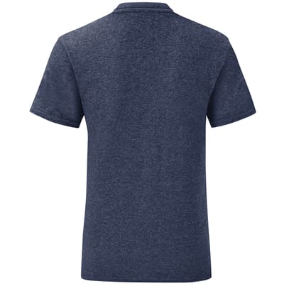 Fruit of the Loom Iconisch T-shirt voor heren (set van 5) (Heide-Marine)