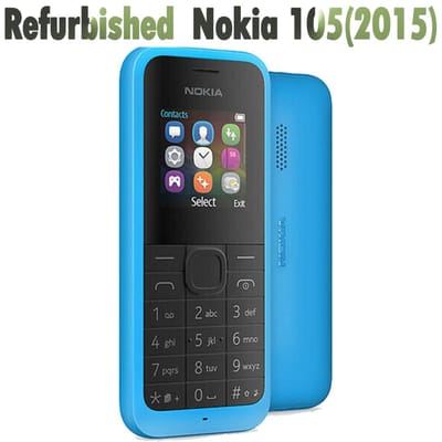 Gereviseerde Nokia Originele Nokia 105 (2015) Single SIM Dual SIM GSM 900 / 1800 Mobiele telefoon Single SIM Simple Set rood