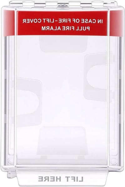 Brandalarm Afdekking - Schakelaar Beschermkap - Accidentele Activering Voorkomen - Hittebestendig Helder Materiaal - 23 x 15 x 8 cm