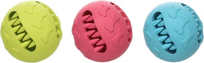 FLAMINGO - SPEELGOED TANNU SNACKBAL MEERDERE KLEUREN 7,6CM ASSORTIMENT
