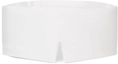 Dore & Rose - Slaapmasker - Oogmasker - Zijden Slaapmasker Voor Mannen en Vrouwen - Deep Sleep Mask - Eye Mask - Verduisterend - Wallen - Wit