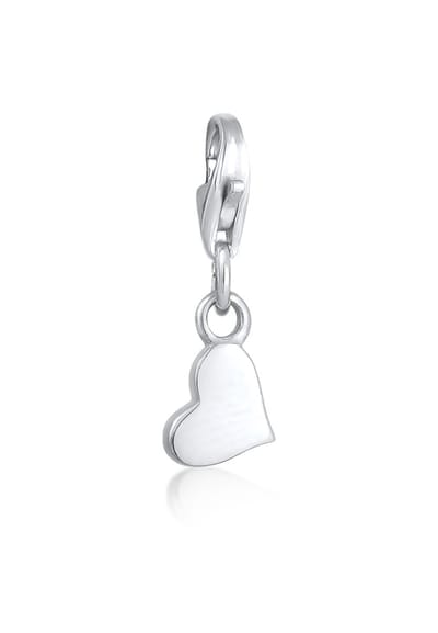 Nenalina - Bedel - Dames Bedel Hart Hanger Effen in 925 Sterling Zilver - Dames
