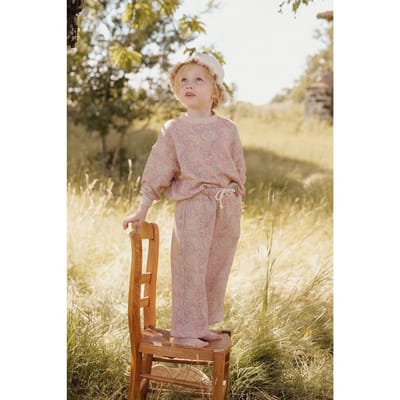 Louise Misha Sweat Pants Ysalia Pink Daisy Garden Größe: 9M | Hosen Outlet | Unisex | Rosa