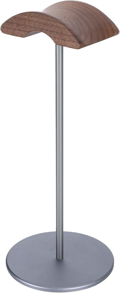 Hoofdtelefoonstandaard - Houten Hanger - Kantoor Organisatie - Walnoot Aluminium - 284 cm - Zwart