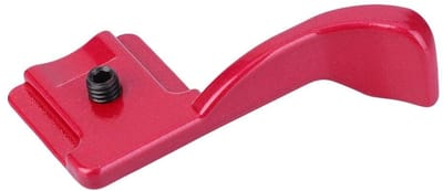 Dailygoody - Camera Duim Grip - Aluminium Vinger Grip - Hoogwaardige Hot Shoe Mount - Zwart - Geschikt voor Fuji en OM-D - Robuuste en Functionele Gri