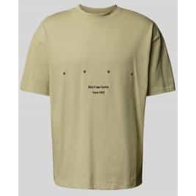 T-shirt met ronde hals, model 'Duwrite'