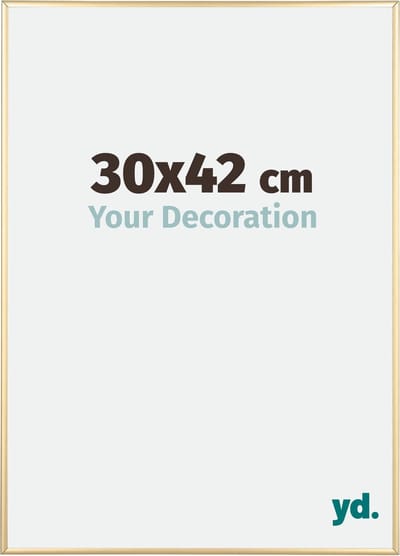 Your Decoration - Fotolijst 30x42 cm - Aluminium - Goud - Kent