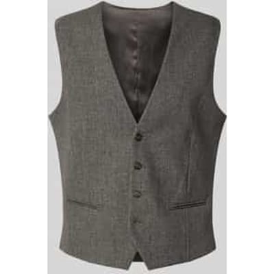Regular fit bodywarmer met v-hals