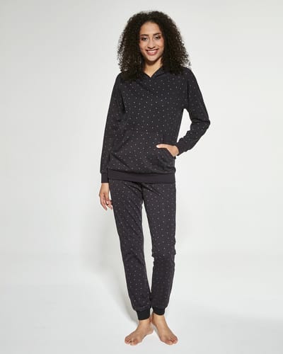 Cornette CORA - Katoenen Dames Pyjama - Lange Mouw Lange Broek S