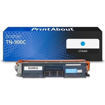 PrintAbout huismerk Toner TN-900C Cyaan Geschikt voor Brother