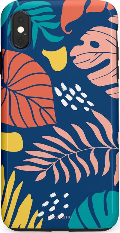 Casetastic Hoesje Geschikt voor Apple iPhone Xs Max - Stijlvolle Beschermende Duo-layer Case - Zwoele avond