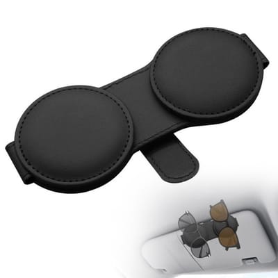 Allecto - Magnetische Zonnebrilhouder - Dubbele Clip voor