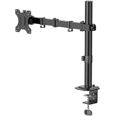 Hama Tafelbeugel voor monitor Aantal monteerbare displays: 1 Display(s) 88,9 cm (35) Zwart Kantelbaar, In hoogte verstelbaar, Roteerbaar, Zwenkbaar