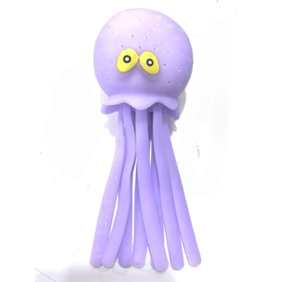 Waterabsorberende Octopus Baby Badspeeltje Spons Waterabsorberende Octopus Knijpen Stressverminderend Speelgoed Zomer Kinderen Waterspeelgoed white