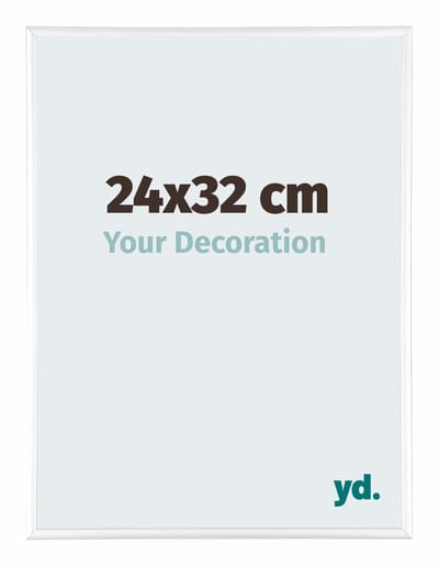 Your Decoration - Fotolijst 24x32 cm - Aluminium - Wit Hoogglans - Kent