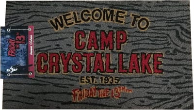 Friday 13th Welcome Camp Crystal doormat