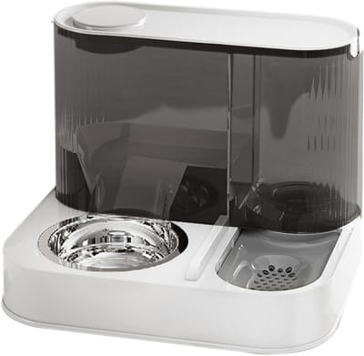 Automatische Voederdispenser - Honden Voerbak Waterbak - Huisdieren Verzorgen - Gescheiden Voer en Water