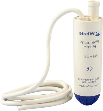 Onderwater Pomp - Elektrische Dompelpomp - Water Verplaatsen - 24 Volt Systeem - 13.2L/min Capaciteit - Wit Blauw