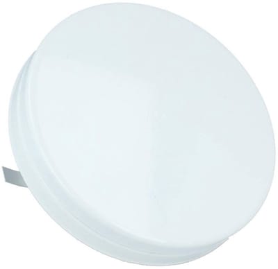 Dailygoods- Voegerventiel Wit RAL 9016 - Dekselventiel - Ventilatieventiel - Verstelbaar - Verzinkt Plaatstaal - Diverse Maten 125 mm - Luchtrooster