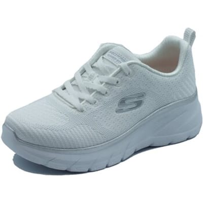 Skechers Dames Fashion Fit 2.0 Moonlight Glow Sneakers White Silver