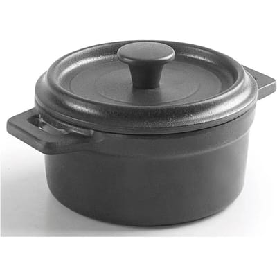Melamine minisauspan met deksel Lacor D.10 cm