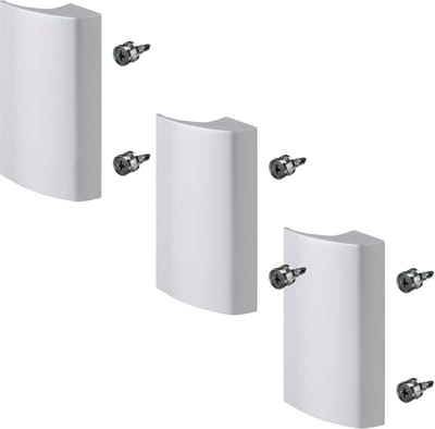 3 x SOTECH balkondeurgreep SEJA II aluminium geanodiseerd 85 x 40 x 20 mm deurgreep terrasdeurgreep