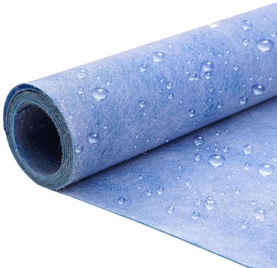 Afdichtingsbaan Douche - Afdichtingsfolie Badkamer - Vochtige Ruimtes Afdichten - Waterdicht en Vochtbestendig - 1 x 30 m - Blauw