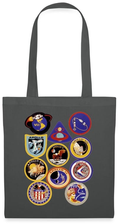 NASA Apollo-missie-insignes Tas Van Stof Schoudertas
