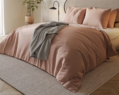CLARYSSE Dekbedovertrek Noa 260x240 cm (poederroze 3043) zonder slopen