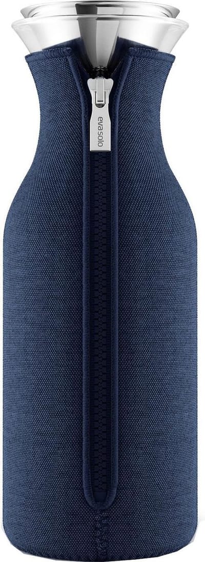 Eva Solo - Fridge Karaf met Hoes 1 liter - Borosilicaatglas - Blauw -