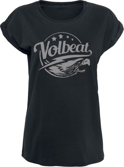 Volbeat T-shirt - Eagle - S tot XXL - voor Vrouwen - zwart