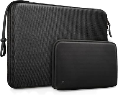 Duurzame en Schokbestendige Laptop Tas voor 13" en 14" MacBook Pro en Air met Accessoirevak