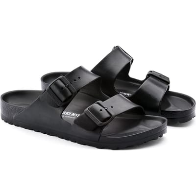 Birkenstock Arizona Slippers en Sandalen Dames - Zwart - Maat 35 - Plastic