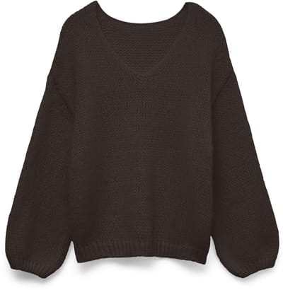 VERO MODA - VMMAYBE LS 2WAY V-NECK PULLOVER NOOS - Dames - Gebreide truien