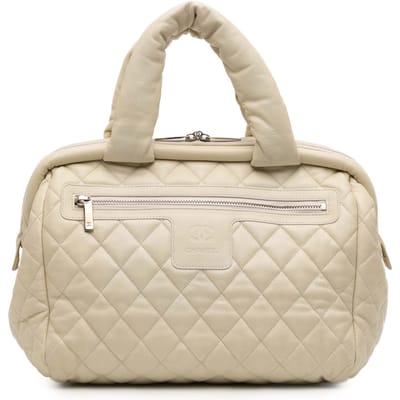 Tweedehands Gequilt Caviar Coco Cocoon Bowler Bag