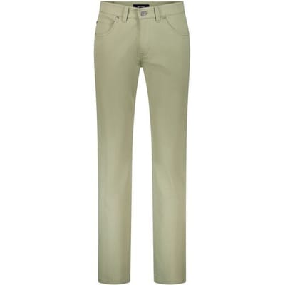 Gardeur Broek Bill Lightweight Comfort Stretch Cool Touch Summer Structure Pastel Groen / male
